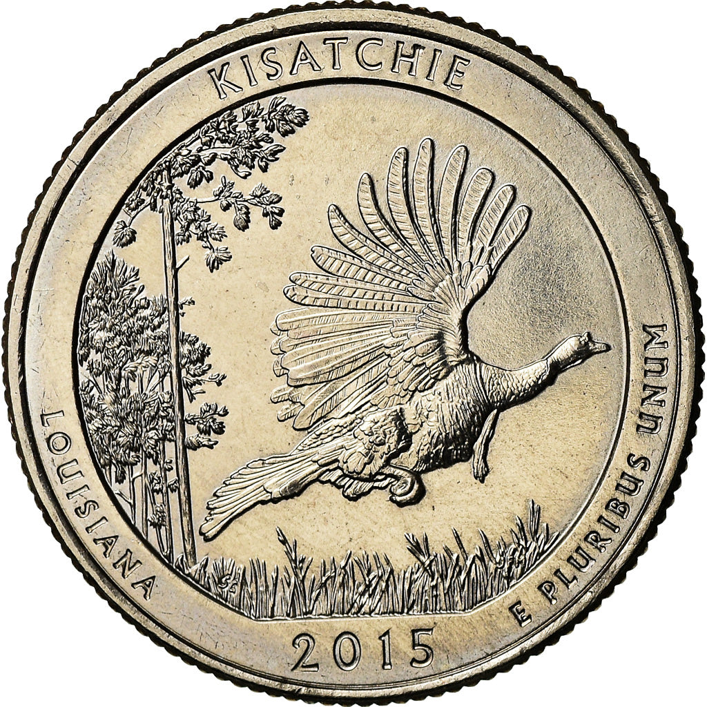 Munten, Verenigde Staten, Louisiana, Quarter, 2015, Philadelphia, UNC-