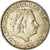 Moneta, Holandia, Juliana, Gulden, 1956, EF(40-45), Srebro, KM:184