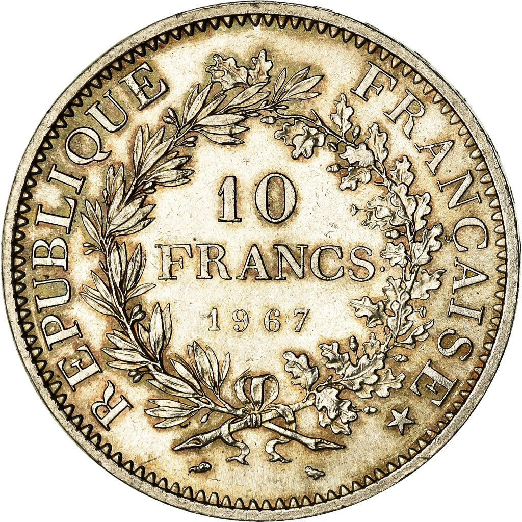Münze, Frankreich, Hercule, 10 Francs, 1967, Paris, Avec accent, SS+, Silber