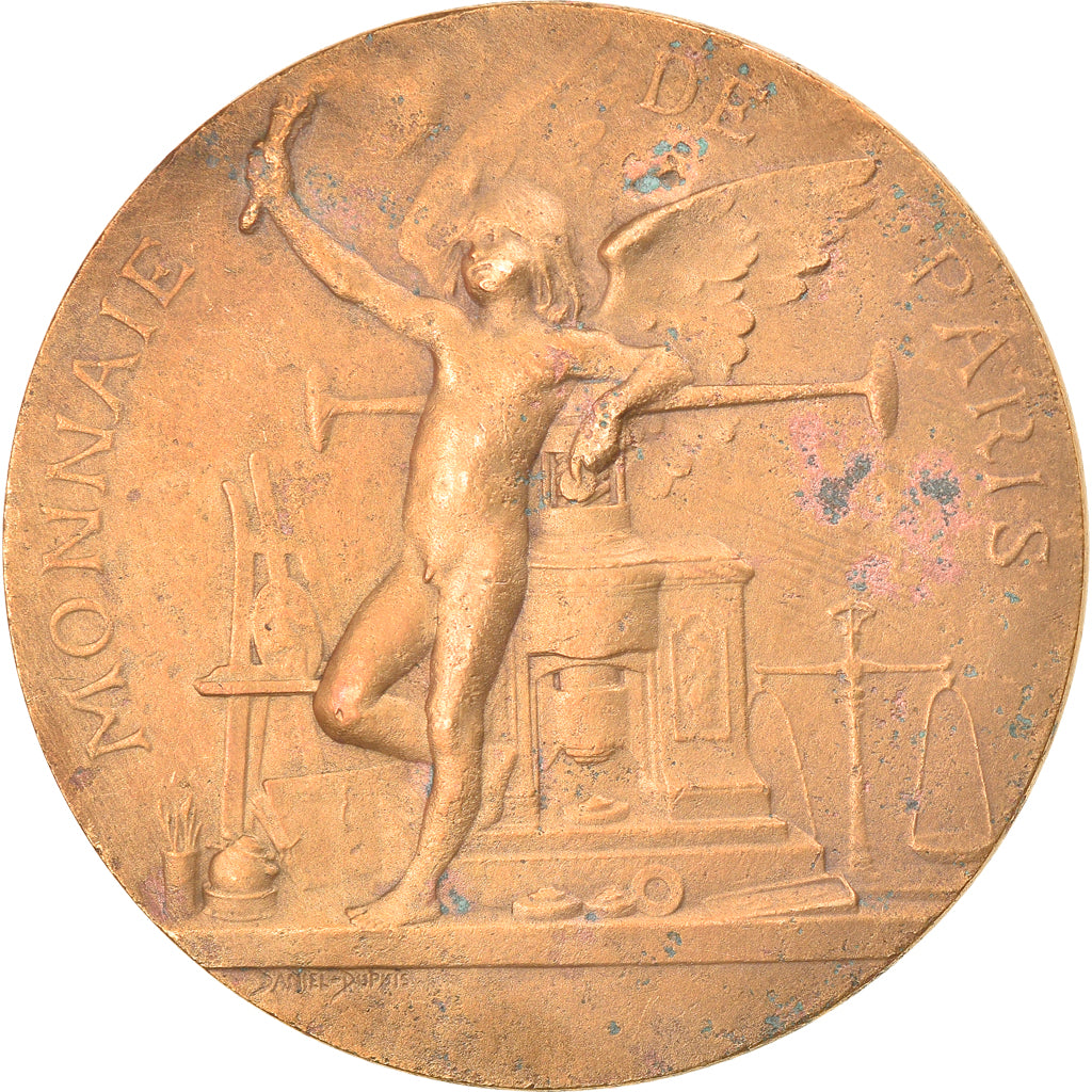 France, Médaille, Monnaie de Paris, Arts & Culture, 1900, Dupuis.D, TB+, Bronze
