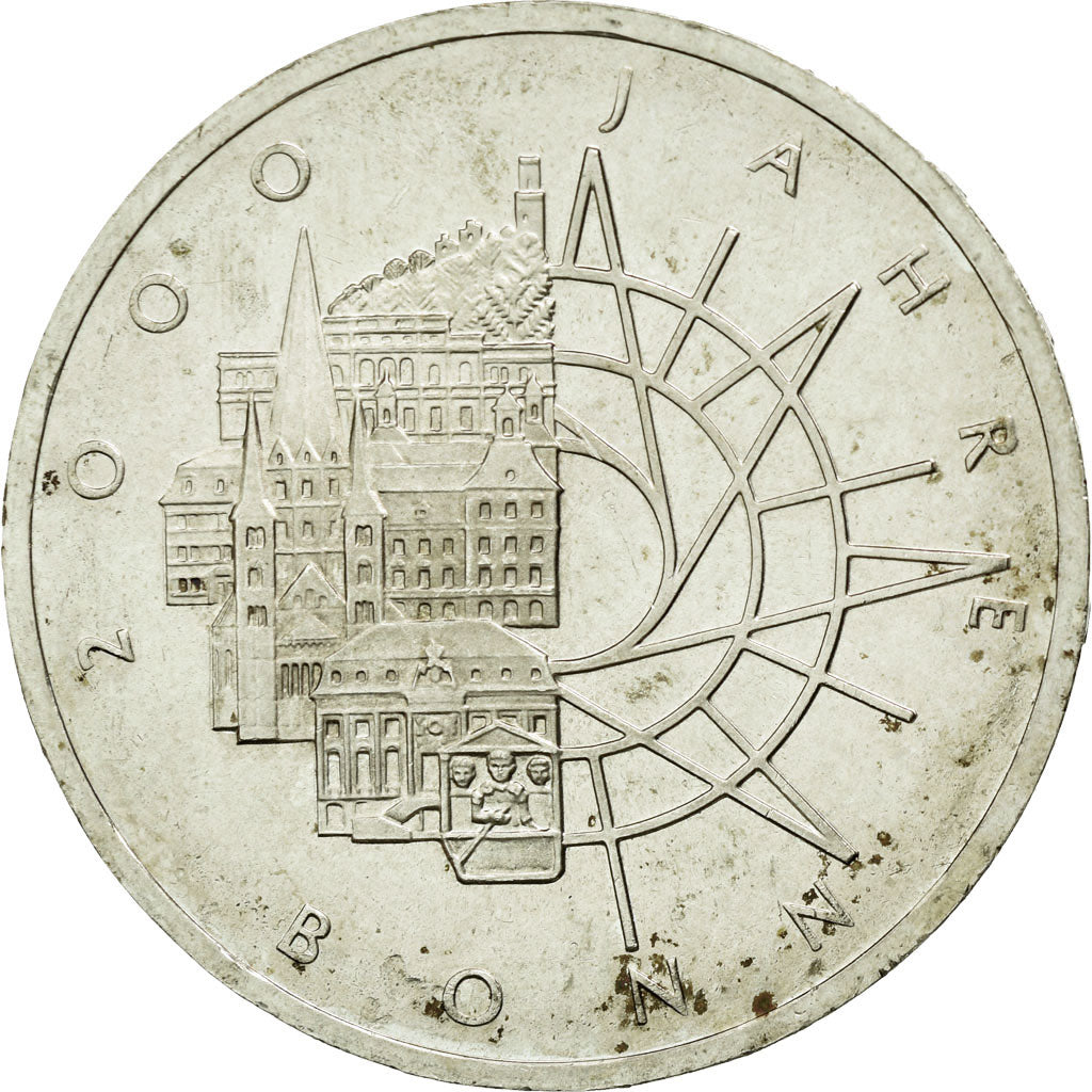 Moneta, GERMANIA - REPUBBLICA FEDERALE, 10 Mark, 1989, Munich, Germany, SPL