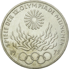 Moneta, GERMANIA - REPUBBLICA FEDERALE, 10 Mark, 1972, Stuttgart, SPL, Argento