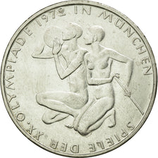 Monnaie, République fédérale allemande, 10 Mark, 1972, Munich, SUP+, Argent