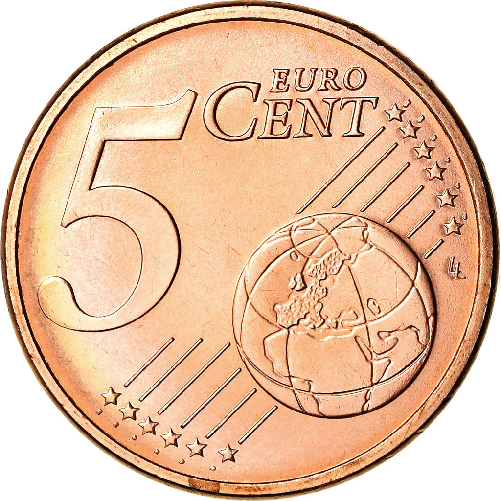 Francia, 5 Euro Cent, 2007, SPL, Acciaio placcato rame, Gadoury:3, KM:1284