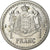 Coin, Monaco, Franc, Undated (1943), Poissy, EF(40-45), Aluminum, Gadoury:MC131