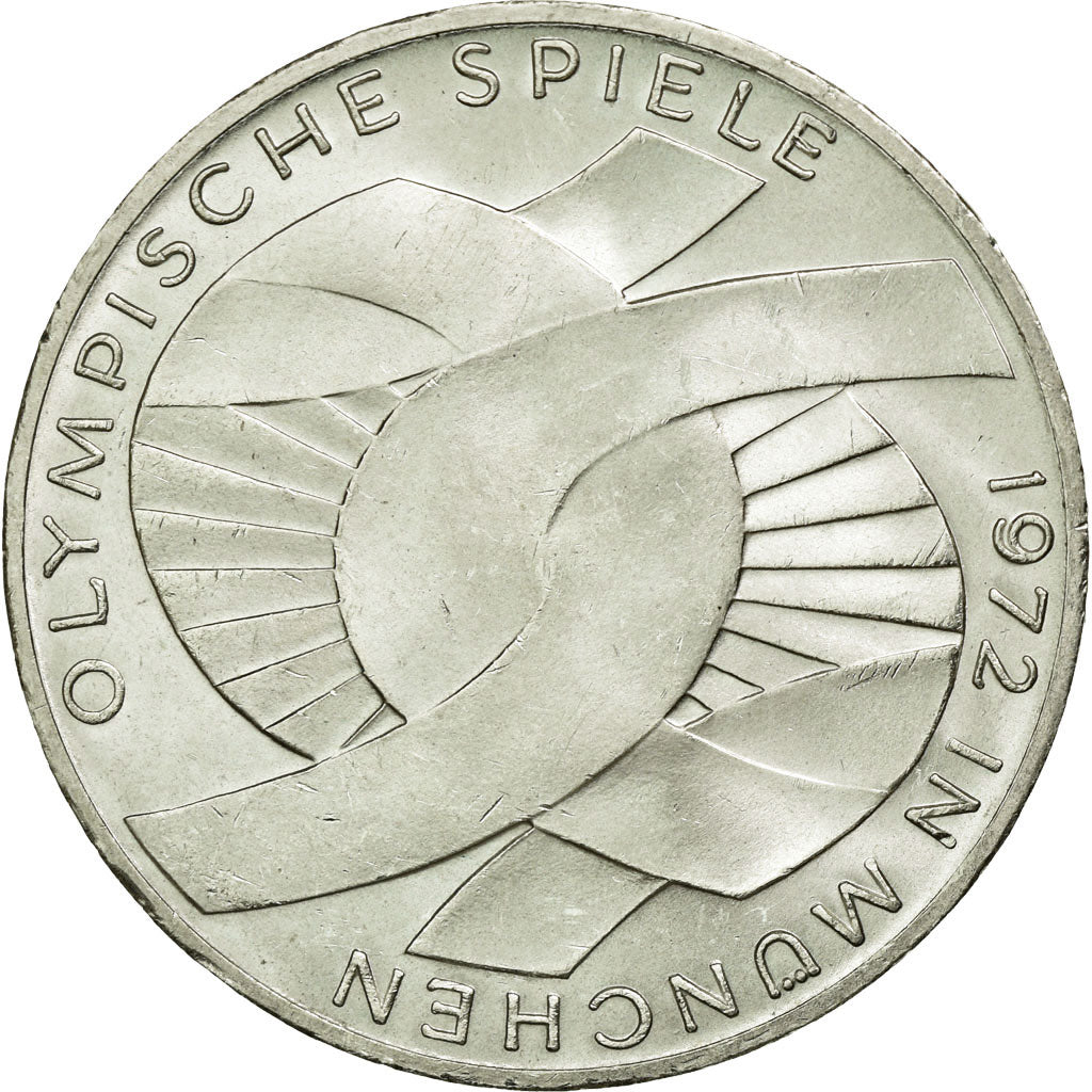 Münze, Bundesrepublik Deutschland, 10 Mark, 1972, Munich, VZ+, Silber, KM:131
