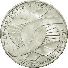 Monnaie, République fédérale allemande, 10 Mark, 1972, Munich, SUP+, Argent