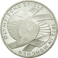 Coin, GERMANY - FEDERAL REPUBLIC, 10 Mark, 1972, Hamburg, MS(60-62), Silver