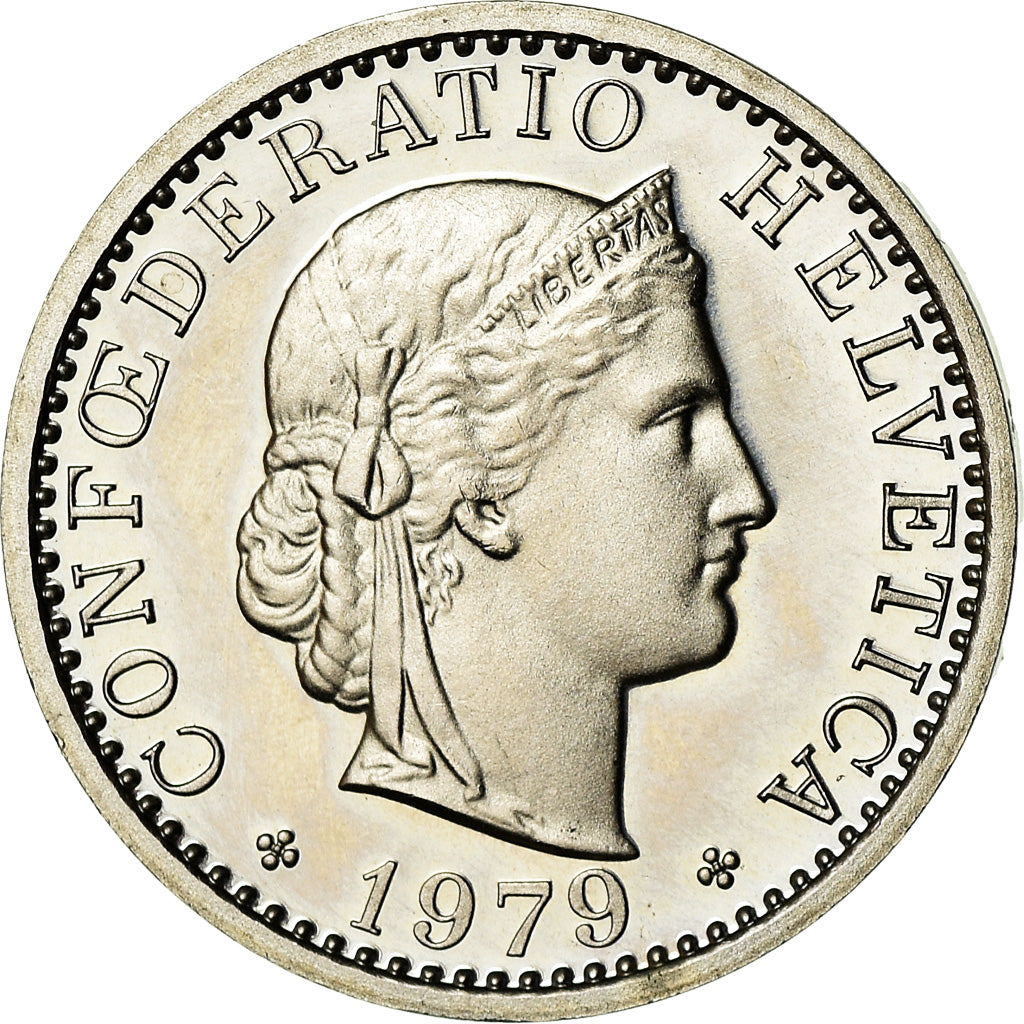 Monnaie, Suisse, 20 Rappen, 1979, Bern, BE, FDC, Copper-nickel, KM:29a