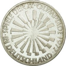 Coin, GERMANY - FEDERAL REPUBLIC, 10 Mark, 1972, Stuttgart, MS(60-62), Silver