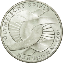 Coin, GERMANY - FEDERAL REPUBLIC, 10 Mark, 1972, Stuttgart, MS(60-62), Silver