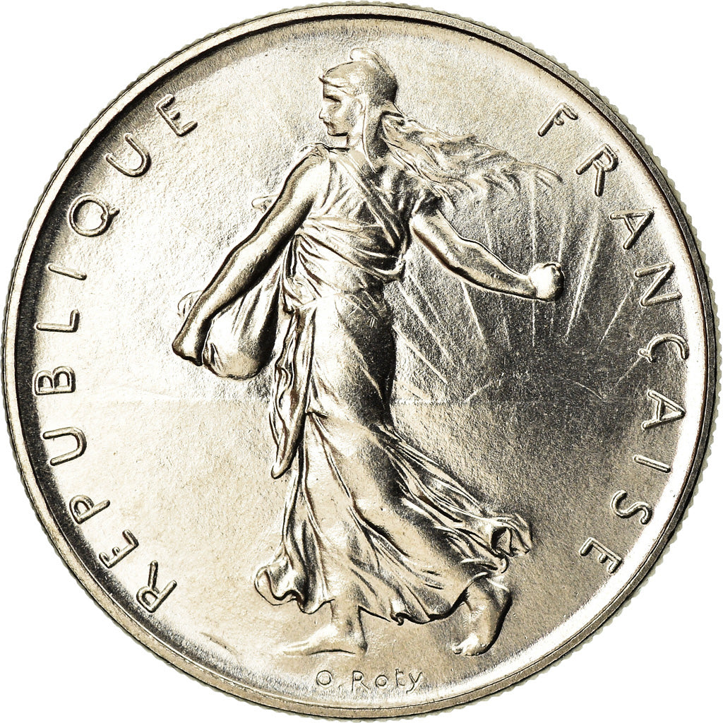 Moneta, Francja, Semeuse, Franc, 1973, Paris, FDC, MS(65-70), Nikiel, KM:925.1