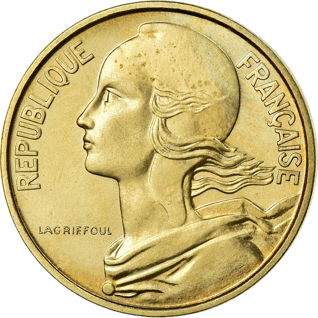 Munten, Frankrijk, Marianne, 10 Centimes, 1973, Paris, FDC, FDC