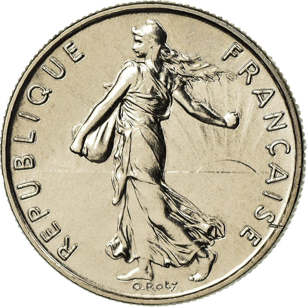 Coin, France, Semeuse, 1/2 Franc, 1974, Paris, FDC, MS(65-70), Nickel, KM:931.1