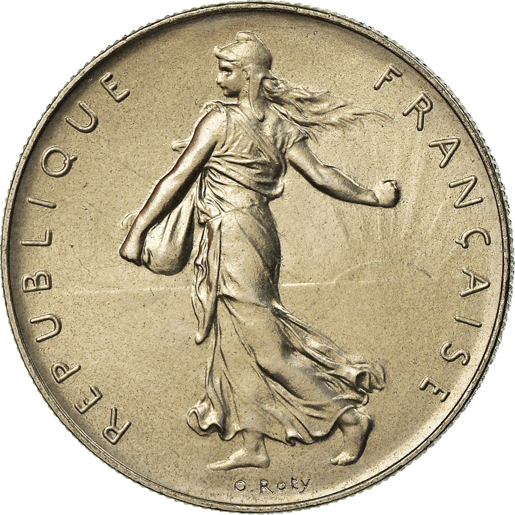 Monnaie, France, Semeuse, Franc, 1975, Paris, FDC, FDC, Nickel, Gadoury:474