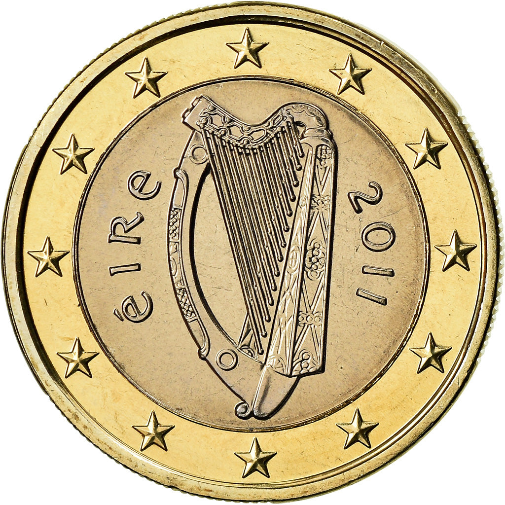 IRELAND REPUBLIC, Euro, 2011, BU, MS(65-70), Bi-Metallic, KM:50