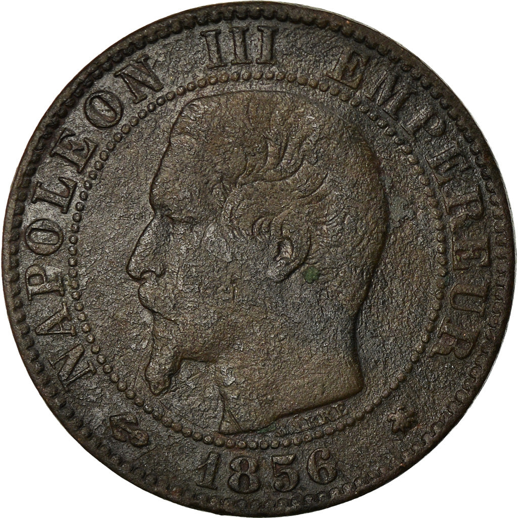 Moneta, Francia, Napoleon III, Napoléon III, 5 Centimes, 1856, Strasbourg, MB+