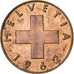 Moneda, Suiza, Rappen, 1962, Bern, BC+, Bronce, KM:46