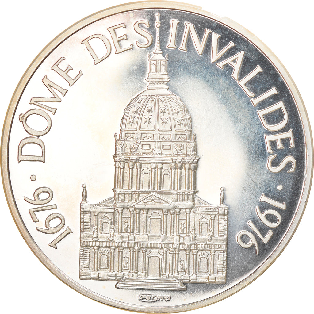 France, Medal, Napoléon Ier, Maréchal Brune, History, 1976, MS(65-70), Silver