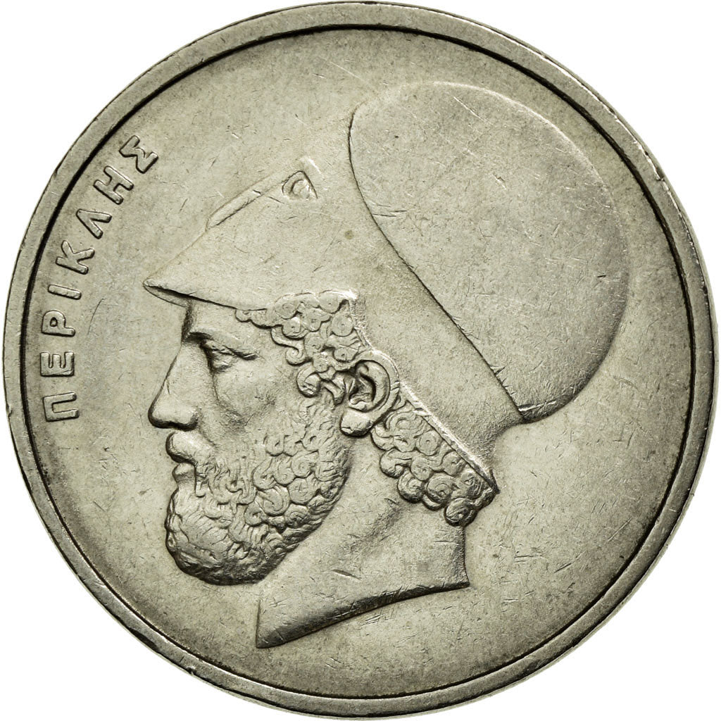Coin, Greece, 20 Drachmai, 1978, AU(50-53), Copper-nickel, KM:120