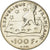 Munten, Frankrijk, Descartes, 100 Francs, 1991, FDC, FDC, Zilver, KM:996