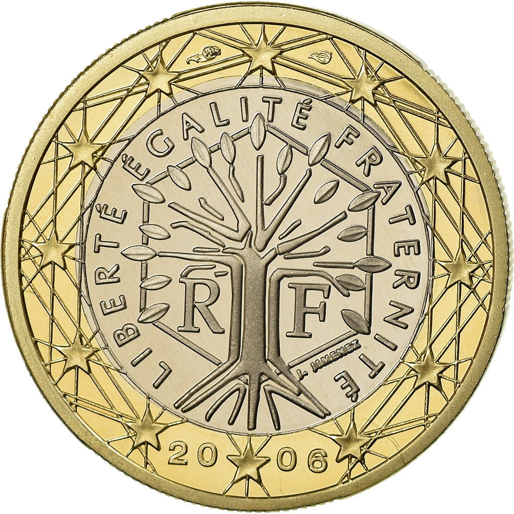 France, Euro, 2006, BE, MS(65-70), Bi-Metallic, KM:1288