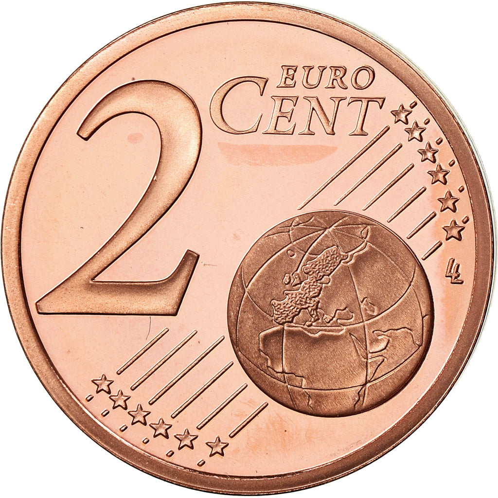 Francia, 2 Euro Cent, 2006, BE, FDC, Acciaio placcato rame, KM:1283