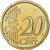 Francja, 20 Euro Cent, 1999, Paris, BE, MS(65-70), Mosiądz, KM:1286