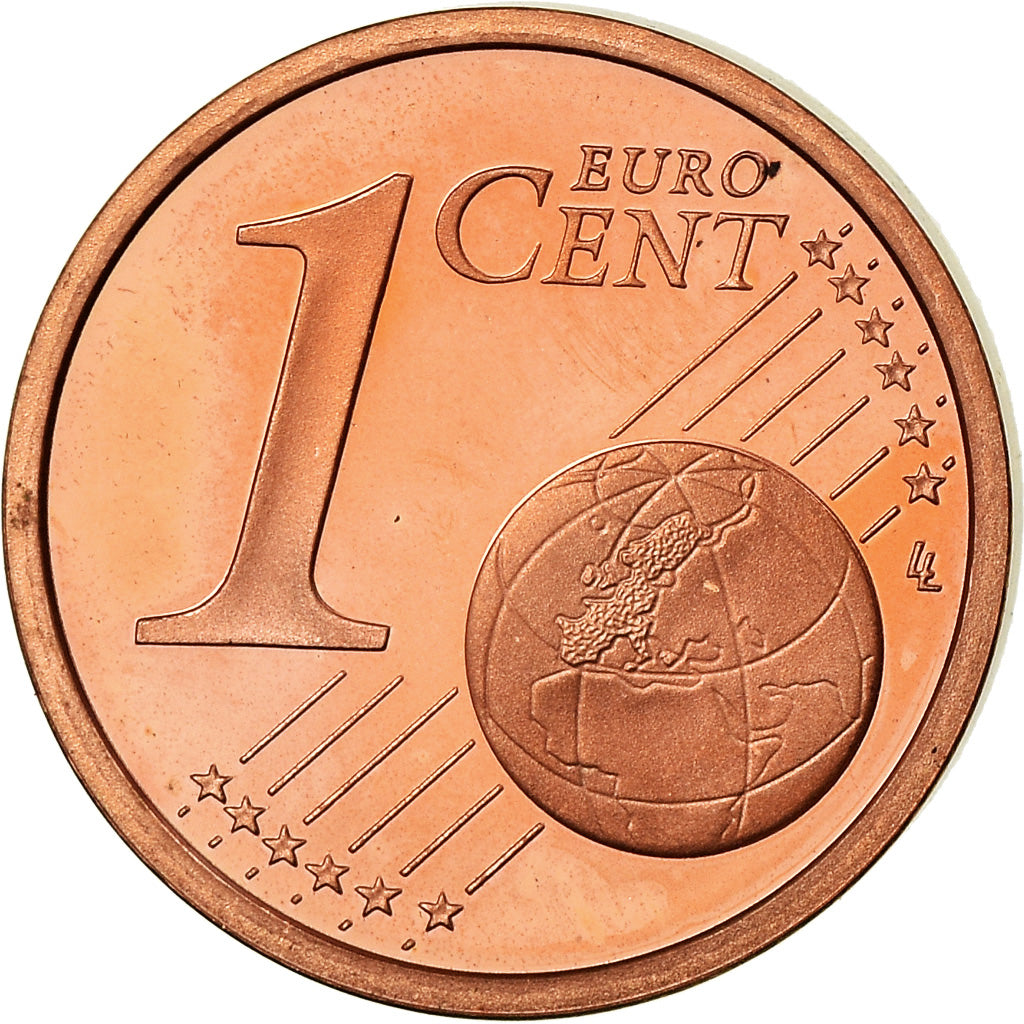 Frankrijk, Euro Cent, 1999, BE, FDC, Copper Plated Steel, KM:1282