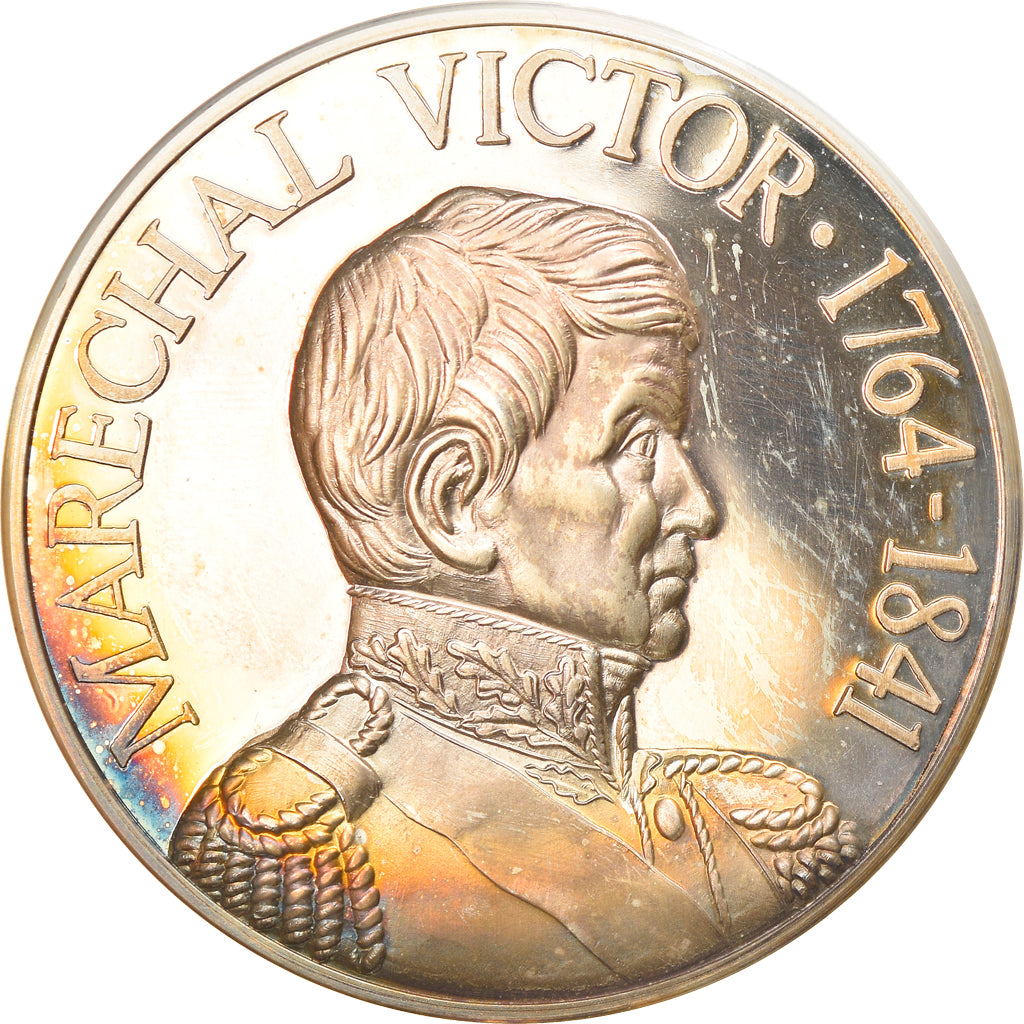 France, Medal, Napoléon Ier, Maréchal Victor, History, 1976, MS(65-70), Silver