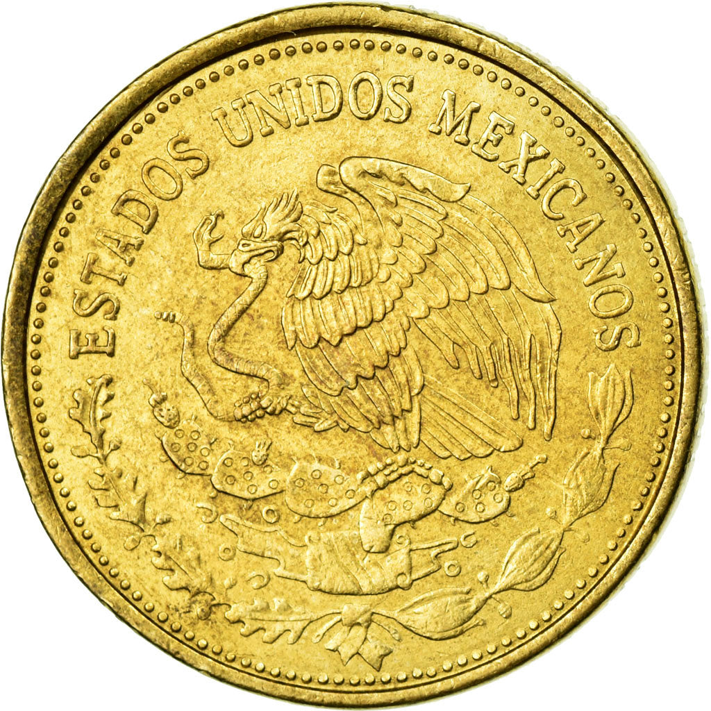 Moneda, México, 100 Pesos, 1988, Mexico City, MBC+, Aluminio - bronce, KM:493