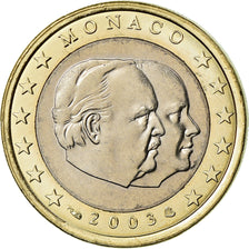 Monaco, Euro, Prince Rainier et Prince Albert, 2003, AU(55-58), Bi-Metallic