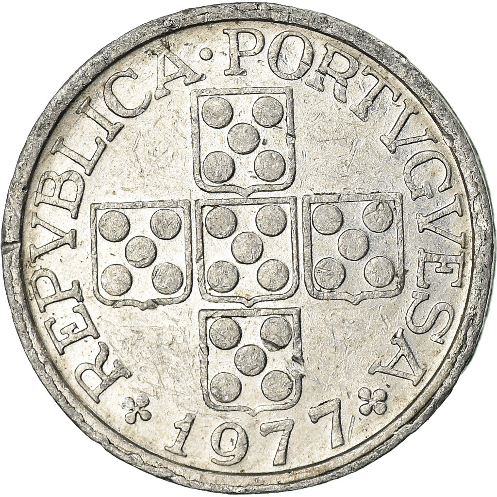 Moneta, Portugal, 10 Centavos, 1977, EF(40-45), Aluminium, KM:594