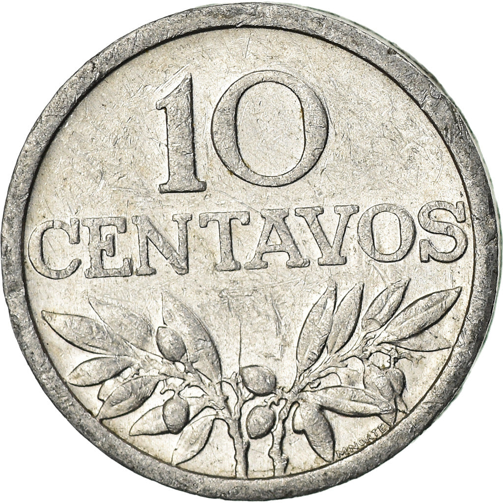 Moneta, Portugal, 10 Centavos, 1977, EF(40-45), Aluminium, KM:594