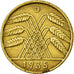 Coin, GERMANY, WEIMAR REPUBLIC, 10 Reichspfennig, 1934, Munich, EF(40-45)