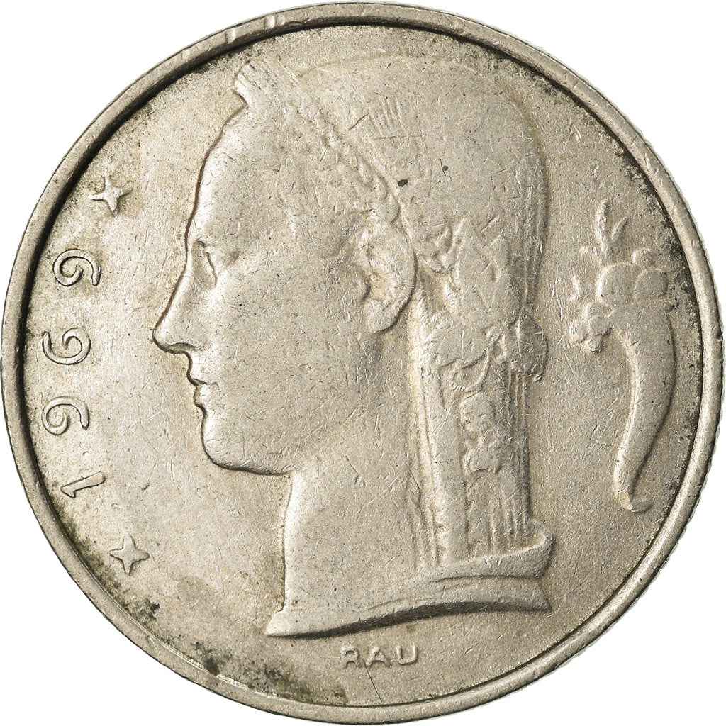 Coin, Belgium, 5 Francs, 5 Frank, 1969, VF(30-35), Copper-nickel, KM:135.1