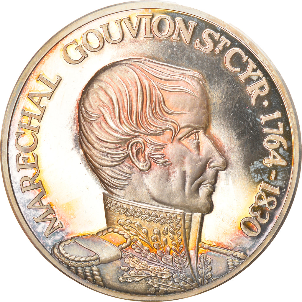 France, Medal, Napoléon Ier, Maréchal Gouvion St Cyr, History, 1976