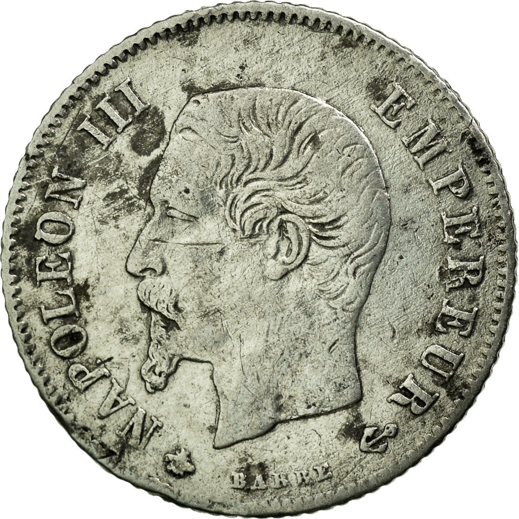 Coin, France, Napoleon III, Napoléon III, 20 Centimes, 1860, Strasbourg
