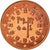 Portogallo, 5 Euro Cent, 2004, BE, FDC, Acciaio placcato rame, KM:742