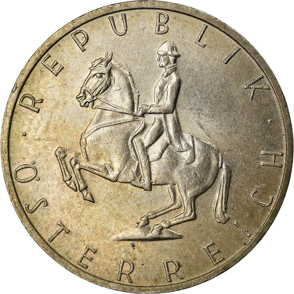 Moneta, Austria, 5 Schilling, 1987, EF(40-45), Miedź-Nikiel, KM:2889a