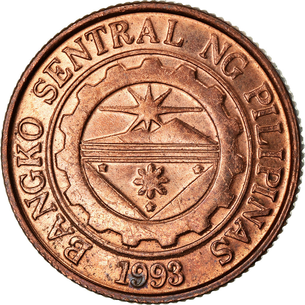 Moneda, Filipinas, 10 Sentimos, 1995, MBC, Cobre chapado en acero, KM:270.1