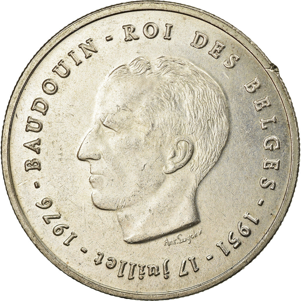 Moneta, Belgio, 250 Francs, 250 Frank, 1976, BB+, Argento, KM:157.1
