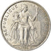 Coin, New Caledonia, 5 Francs, 1986, Paris, EF(40-45), Aluminum, KM:16