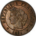 Coin, France, Cérès, Centime, 1891, Paris, AU(50-53), Bronze, KM:826.1