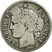 Moneta, Francia, Cérès, 2 Francs, 1873, Paris, MB, Argento, KM:817.1