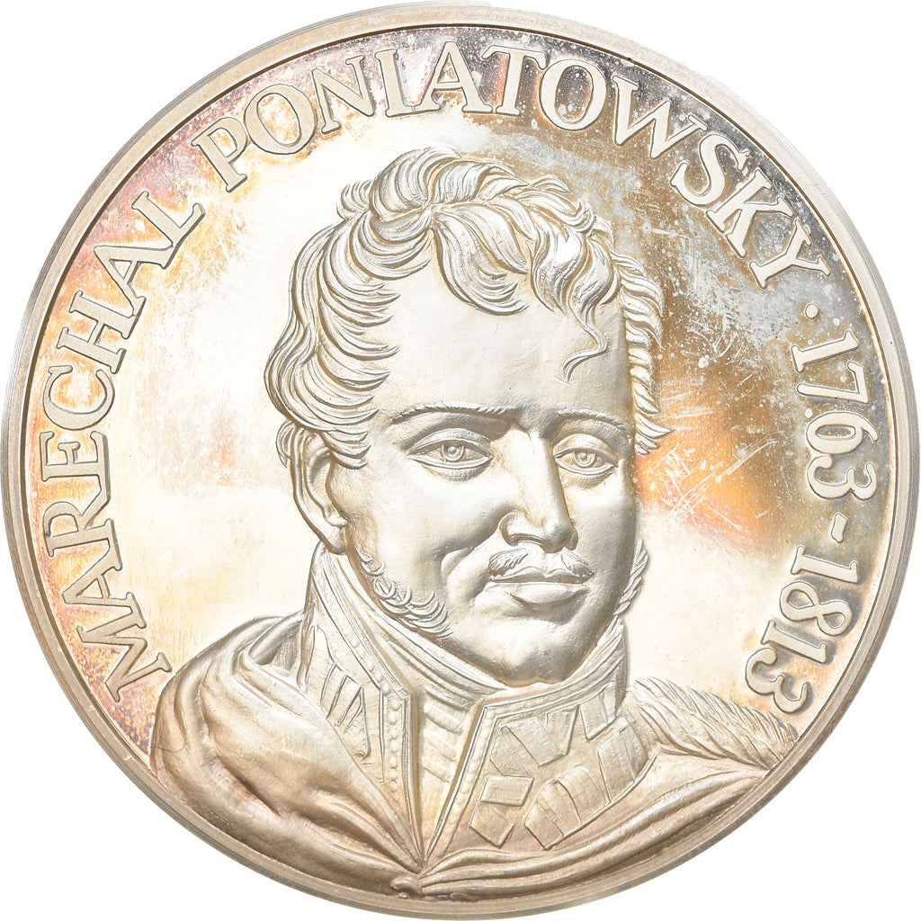 France, Medal, Napoléon Ier, Maréchal Poniatowsky, History, 1976, MS(65-70)