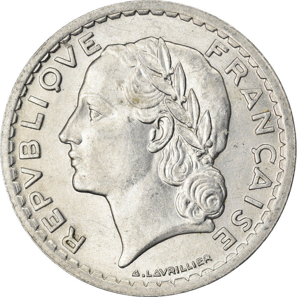 Coin, France, Lavrillier, 5 Francs, 1947, Beaumont - Le Roger, MS(60-62)