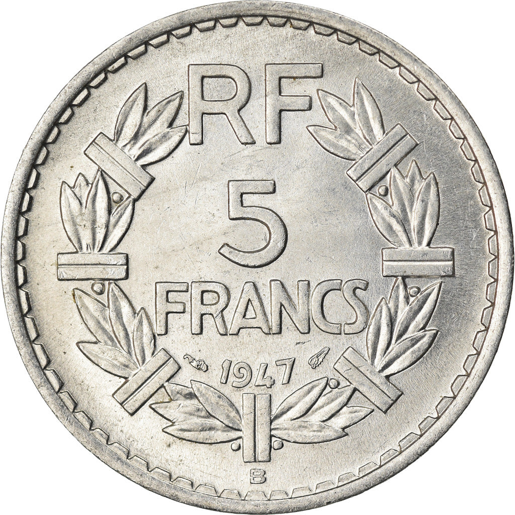 Coin, France, Lavrillier, 5 Francs, 1947, Beaumont - Le Roger, MS(60-62)