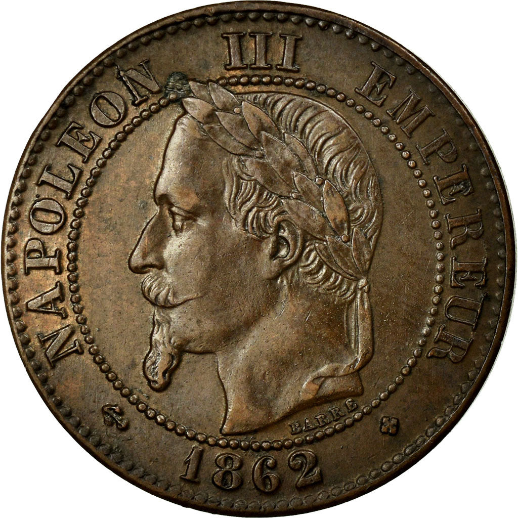 Coin, France, Napoleon III, Napoléon III, 2 Centimes, 1862, Strasbourg