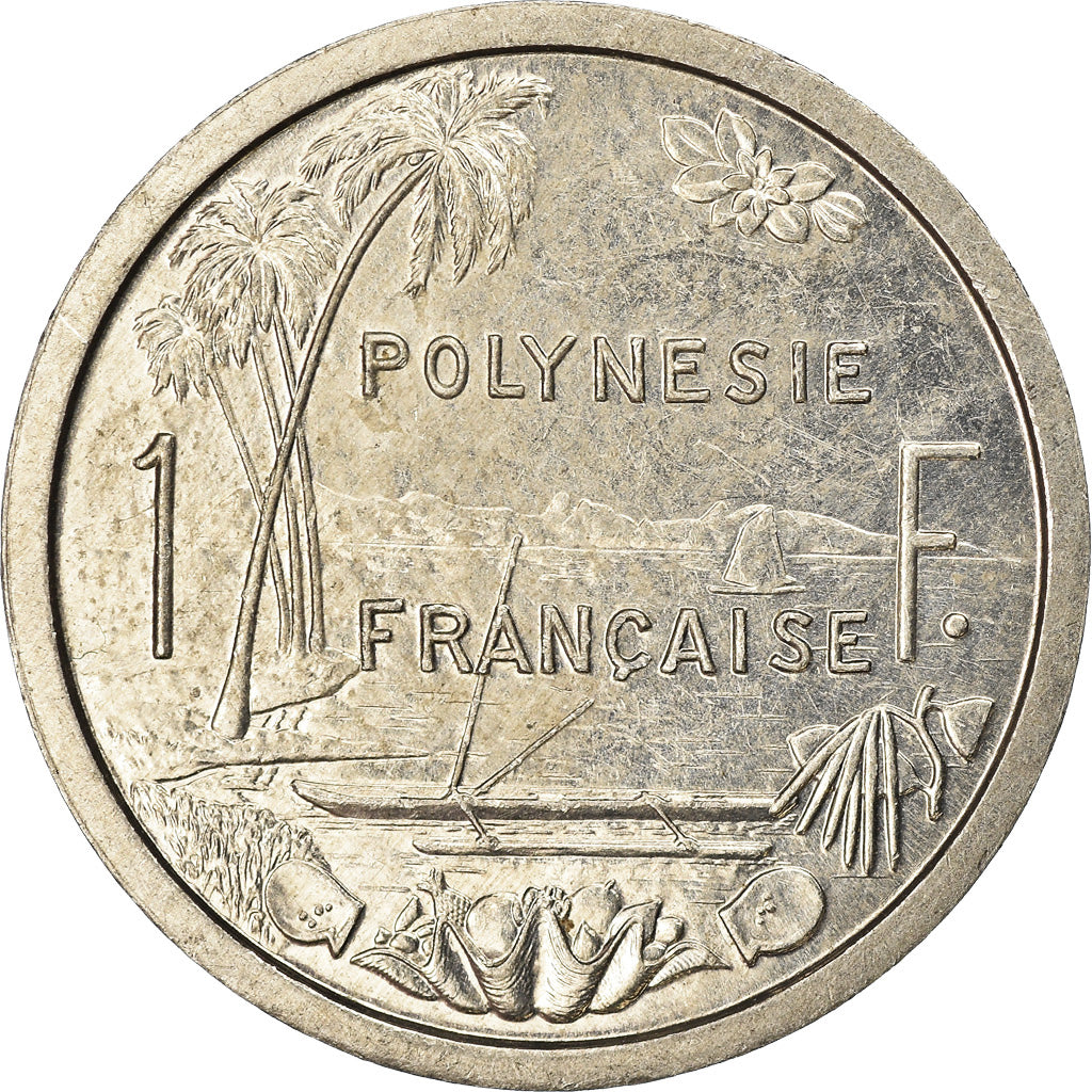 Coin, French Polynesia, Franc, 1986, Paris, AU(55-58), Aluminum, KM:11